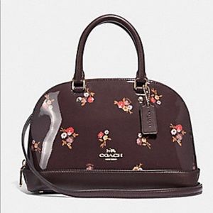 Coach Mini Oxblood Patten Leather Purse F31354